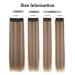 YDDM 24-Inch Clip-In Hair Extensions - Smooth Realistic Synthetic Hair - 4pcs Full Head - Affordable & Easy to Use for Women - Buy Online on GoSupps.com