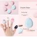 30 Mini Makeup Puffs - Latex-Free Soft Sponges for Foundation & Concealer | Hydrophilic Beauty Tools - 2 Colors - Buy Online on GoSupps.com