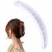 Banana Clincher Combs Vintage Ponytail Holder - Fishtail Hair Clip Ponytail Banana Clip for Women Girls Hair Accessories White - Buy Online on GoSupps.com