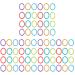 Toyvian 144 pcs grip structure rings toy toy toys for toddlers car for toddler toys hanging plastic stroller baby