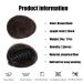 RPAEOY 2-Pack Claw Clips for Messy Bun & Hair Part - Synthetic Hair Donut Scrunchy for Women (Brown Black) - Buy Online on GoSupps.com