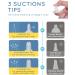 Rechargeable Electric Baby Nose Sucker | Nose Suction for Newborns & Toddlers | 3 Nose Tips, Music & Light | Low Noise, Back-Flow Prevention - Buy Online on GoSupps.com