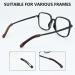 Bekecidi 10 Pairs Soft Silicone Glasses Hanging Sleeves - Comfortable Ear Handles for Reading & Sunglasses | 5 Colors Available - Buy Online on GoSupps.com