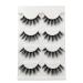 Buy 4 Pairs of 3D False Eyelashes - Handmade Reusable Natural Look - D-G107 - Buy Online on GoSupps.com