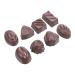 ifundom 16 Pcs Simulation Chocolate Maker Desktop Decor Small Multi-function Chocolate Model Wrappers Charms Candy Photo Cookies Chocolate Art Charms Fake Food Props Taste Pvc Truffle 3d