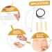 BIUDECO 1 Set Measure Bow-Shaped Auxiliary Acrylic Design Shaper Ruler Shape Shaping Tool Bow Level - Buy Online on GoSupps.com
