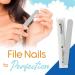 Flowery Disposable Nail File Cushion Core 100/180 Grit Silver - Pack of 100 - Buy Online on GoSupps.com