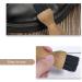 2 Pieces Shoe Polish Applicator Brushes Wooden Handle Bristles Pig Hair Brushes Premium Shoe Brushes for Garments Boots Shoes - Buy Online on GoSupps.com