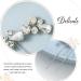 Bride Wedding Hair Pins - Silver Crystal Rhinestone Hair Accessories (Pack of 2) - Easedaily - Buy Online on GoSupps.com