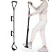 Multi-Loop Leg Lifter Strap 42in Adjustable Leg Lifter Rigid Hand Strap Padded Foot Loop with 3 Hand Grip Aid Device for Recovering from Hip Knee Replacement Getting in Out of Bed Couch Car Wheelchair