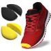 JL-Group Shoe Fillers Toe Filler Inserts for Loose Shoes Toe Cushion Insoles to Make Big Shoes Fits Adjust Shoe Size Comfort (M | for 1/2-1 Size Bigger Yellow & Black) M | for 1/2 - 1 Size Bigger Yellow & Black