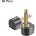 10 Pairs TPU High Heel Tips Replacement Caps for Women's Shoes - Black - Buy Online on GoSupps.com