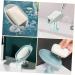 2 Pcs Boxes Soap Drainer Leaf Aluminum Storage - Buy Online on GoSupps.com