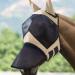 Harrison Howard Caremaster Pro Luminous Horse Fly Mask Large Eye Space Long Nose with Ears UV Protection for Horse Light Champagne M Light Champagne
