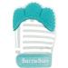 Bazzle Baby Teething Mitt - Silicone Teething Mittens  Teething Toys  Baby Teething Toys  Baby Teething Mitten  Teething Glove  Hand Teethers for Babies - Adjustable Strap (Geo Lines)