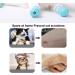 Tmsuxin Blue Cat Boots | Adjustable Anti-Scratch Claw Covers for Cat Grooming | Silicone Paw Protector Boots for Cat Bathing and Shaving - Buy Online on GoSupps.com