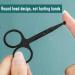 Bartscher Men's Nasal & Ear Hair Scissors - Stainless Steel Rounded Tip for Safe & Precise Grooming - Buy Online on GoSupps.com