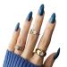 French Solid Color False Nails Detachable Full Cover False Nail Wearable Press on Nails DIY Manicure Decoration Gift
