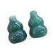 Natural Crystal Rough 2pcs Natural Green Carved Gourd Crystal Stone Cucurbit Decoration Crafts Natural Quartz Crystals