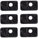 SOPOGER 6pcs Plastic Arrow Rest - Black Recurve Bow Accessory for Right/Left Hand - Hunting & Shooting Targeting - Buy Online on GoSupps.com