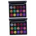 Balacoo 2pcs 15 Matte Pallet Shadow Combination Makeup Pearly Eye Colors Cosmetic Lustre 1 count (Pack of 1) As Shownx2pcs