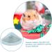 BESPORTBLE Small Pet Ceramic Toilet Cat Toilet Hamster Bunny Clean Equipment Chinchilla Potty Tray Ceramics 24x18.5cm Sky-blue - Buy Online on GoSupps.com