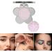 Matte Eyeshadow Singles Travel Eyeshadow Palette | Eyeshadow Makeup Highlighter Matte Flower Shape Eye Shadow Long Lasting Wear Glitter Primer Palette 203 - Buy Online on GoSupps.com