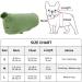 Docio Dog Sweater - Soft & Warm T-Shirt for Small Dogs & Cats | Spring Clothes Coat | Green (1 Pack) - Buy Online on GoSupps.com