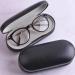 Fenteer Dual Glasses Case - Hard Contact Lens Box in Black and White | Stylish Durable Storage for Glasses & Contacts - Buy Online on GoSupps.com