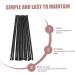 Healeved 60 Pcs Eyeliner Brush Eye Shadow Brush Eye Pencil Eyeliner Brow Brush Angled Makeup Tool Black  - Buy Online on GoSupps.com