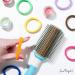 Soul Project Hair Ties - 50 Pack No Metal Elastic Bands for All Hair Types Perfect for Ponytails Buns School Gym & Work | Multi-Color 8mm Hair Accessories for Girls & Women - Buy Online on GoSupps.com
