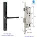 APP Waterproof Smart Fingerprint Password Lock Bridge-Cut Aluminum Alloy for Outdoor Push Pull Sliding Frame Glass Door (Color : Silver A 8535) (Black a 8560) - Buy Online on GoSupps.com