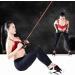 Yoga Elastic Fitness Pull Rope & Resistance Bands for Women - Workout Bands with Handles (Black + Green) - Enhance Your Home Exercise Routine - Buy Online on GoSupps.com