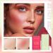 Duoffanny Cream Blush - 3-in-1 Multi Stick for Cheeks Lips & Eyes | Moisturizing Rouge for a Flawless Look - International Shipping Available - Buy Online on GoSupps.com