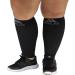 3XL Mojo Compression Plus Size Wide Calf Compression Sleeves Unisex | Footless | 20-30mmHg | 1 Pair - 3X-Large Black - Buy Online on GoSupps.com