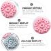 Zerodeko 2pcs Donut Mold Silicone Molds Heart Decor Heart Cake Pan Heart Pudding Mold De para Gelatinas Biscuits Mold Biscuits Mould Fondant Mold Fudge Food Supplement Box Silica Gel Baby 20.5X20.5X2CM - Buy Online on GoSupps.com