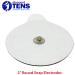 Premium TENS Electrodes - 2 Round Replacement Pads for TENS Units | Snap TENS Unit Electrodes (5 Pair - 10 Electrodes) | Best Price - Buy Online on GoSupps.com