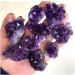 Natural Crystal Rough Crystal Purple Amethyst Hole Quartz Crystal Cluster Geode Druzy Home Decoration Gemstone (Size : 30-40g) - Buy Online on GoSupps.com