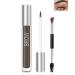 Tinted Brow Gel- Brown Tinted Thickening Eyebrow Gel Brow Fast Sculpt Volumizing Eyebrow Glue Waterproof Long-Lasting Transfer-Proof Eyebrow Mascara Makeup with Brow Tool & Brush (0.106 Oz)-02# 02# Black Brown