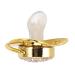 Ultra-Light Soft Silicone Baby Pacifier - Shiny Gold for Newborns & Infants 6-18 Months - Buy Online on GoSupps.com
