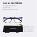 ZENOTTIC Anti-Blue Light Reading Glasses for Men | Rectangular Design | UV 400 Protection | Includes Glasses Case | Ideal for PC TV & Gaming | Brown/Gray 3.0 x - Buy Online on GoSupps.com