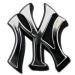 Team ProMark MLB New York Yankees Chrome Automobile Emblem, 4" x 3"