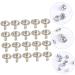 STOBOK 200 Sets Diamond Stud Rivets Decor Silver Studs Rivets for Leather Handmade Rivets Metal Accessories 0.8X0.8X1CM As Shown - Buy Online on GoSupps.com