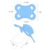 LittleForBig Large Shield Pacifier Generation-3 Adult Size 3 - Pink/Purple/Blue 3-Pack | Perfect for All Ages - Buy Online on GoSupps.com