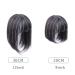 Women's Human Hair Topper with Bangs - 5x5 Clips for Thinning Hair - 8 Black Hairpiece - Buy Online on GoSupps.com
