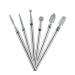 Diamond Nail Head 6pcs Nail Drill Bit Acrylic Nail Drill Multifunction Portable Peeling Grinding Tool