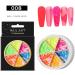8 Wheels Metal Nail Art Decorations Colorful Mixed Metal Nail Art Nail Rhinestones 3D Shell Flower Glitters Flower Shell Beads(001) - Buy Online on GoSupps.com