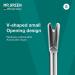 MR.GREEN Stainless Steel Cuticle Pusher & Trimmer | Professional Manicure Tool for Dead Skin Removal and Nail Polish Peeling (Mr-2190) - Buy Online on GoSupps.com