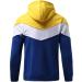 CEWIFO Men's Cotton Tracksuit - Short Sleeve Hoodie & Jogging Suit (5XL to 3XL) | Stylish Black & Yellow Zip Sweatwear for Home & Sport - Buy Online on GoSupps.com