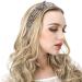 Ycfish Rattan Knotted Braided Headband for Women and Girls - B-Black & White | Bohemian Hair Accessories - Buy Online on GoSupps.com